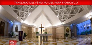 El Papa Francisco reposa ya en la Basílica de San Pedro, donde el pueblo de Dios podrá despedirse de él