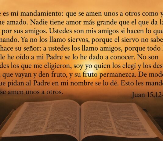 “Este es mi mandamiento: que se amen unos a otros”