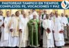 Nuevo obispo para Tampico: Mons. Margarito Salazar asume el desafío pastoral de una Iglesia que vive en medio de retos Obispo Mons. Margarito Salazar Cárdenas posando junto a sacerdotes en el interior de una catedral, vistiendo ornamentos litúrgicos verdes tras su nombramiento episcopal para la Diócesis de Tampico.