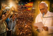 León XIV a los jóvenes: “Sed humanos”, buscad la justicia y no dejéis que os roben la vida León XIV dirige un mensaje a una multitud de jóvenes reunidos en Madrid durante una vigilia de oración y reflexión, invitándolos a vivir el Evangelio con autenticidad y esperanza.