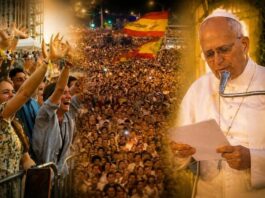 León XIV a los jóvenes: “Sed humanos”, buscad la justicia y no dejéis que os roben la vida León XIV dirige un mensaje a una multitud de jóvenes reunidos en Madrid durante una vigilia de oración y reflexión, invitándolos a vivir el Evangelio con autenticidad y esperanza.