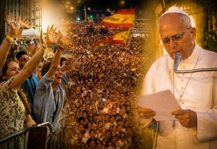 León XIV dirige un mensaje a una multitud de jóvenes reunidos en Madrid durante una vigilia de oración y reflexión, invitándolos a vivir el Evangelio con autenticidad y esperanza.