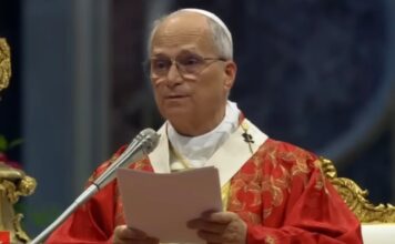 En Pedro y Pablo se representa la unidad de la Iglesia, dijo León XIV El Papa León XIV pronuncia la homilía durante la celebración de la solemnidad de los santos Pedro y Pablo en la Basílica de San Pedro.